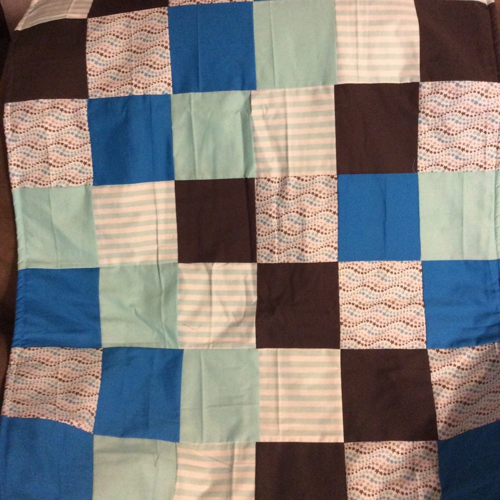 Handmade baby quilt